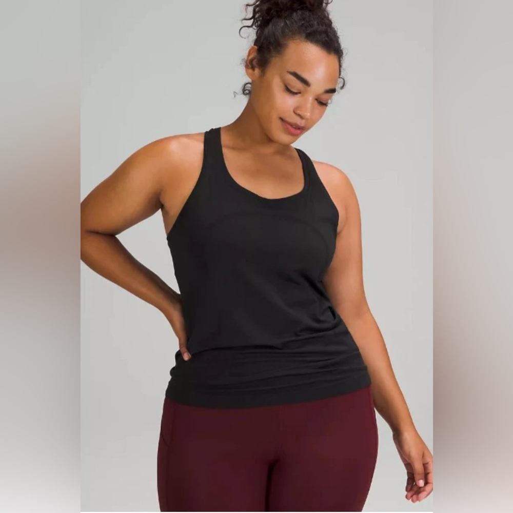 18 Lululemon Swiftly Tech Racerback 2.0 Tank Top NWT Black, plus size 18